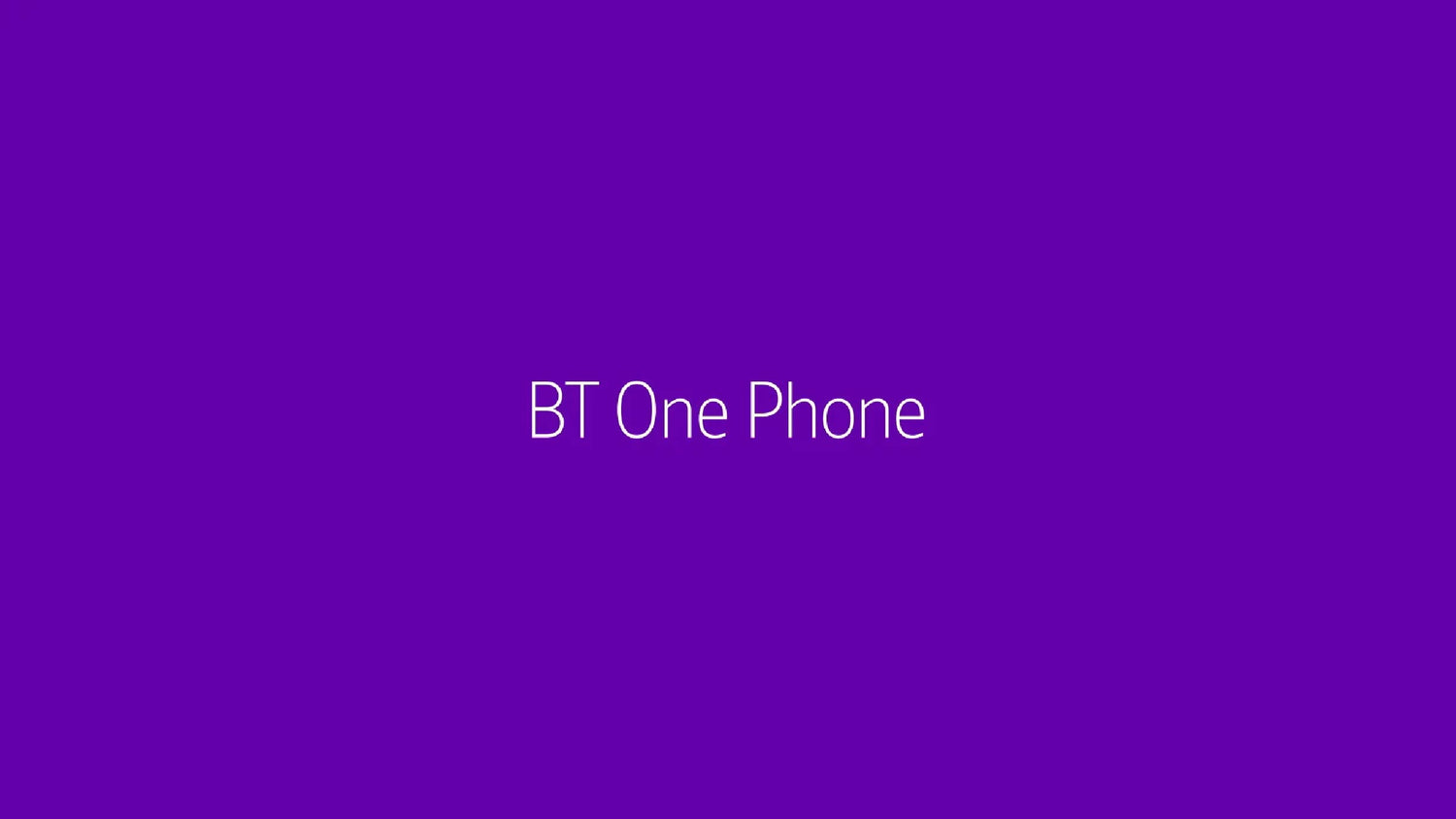 BT One Phone